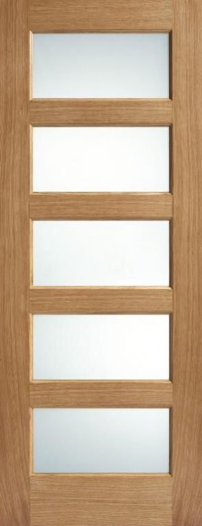 LPD Contemporary 5L Frosted Glazed Internal Door